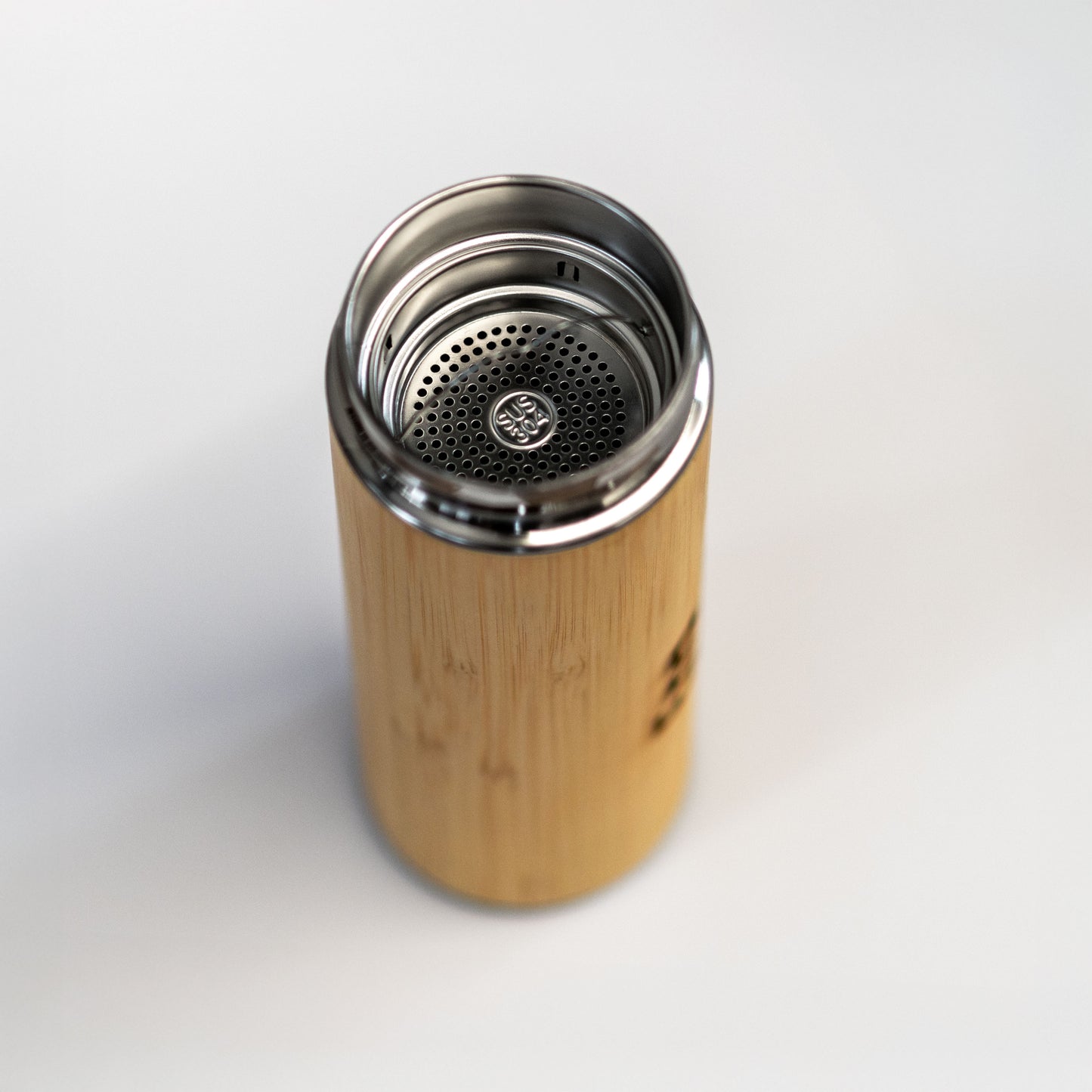 Ena Salon Bamboo & Stainless Steel Thermal Bottle