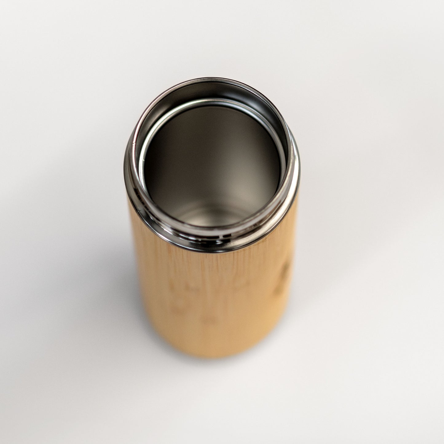 Ena Salon Bamboo & Stainless Steel Thermal Bottle
