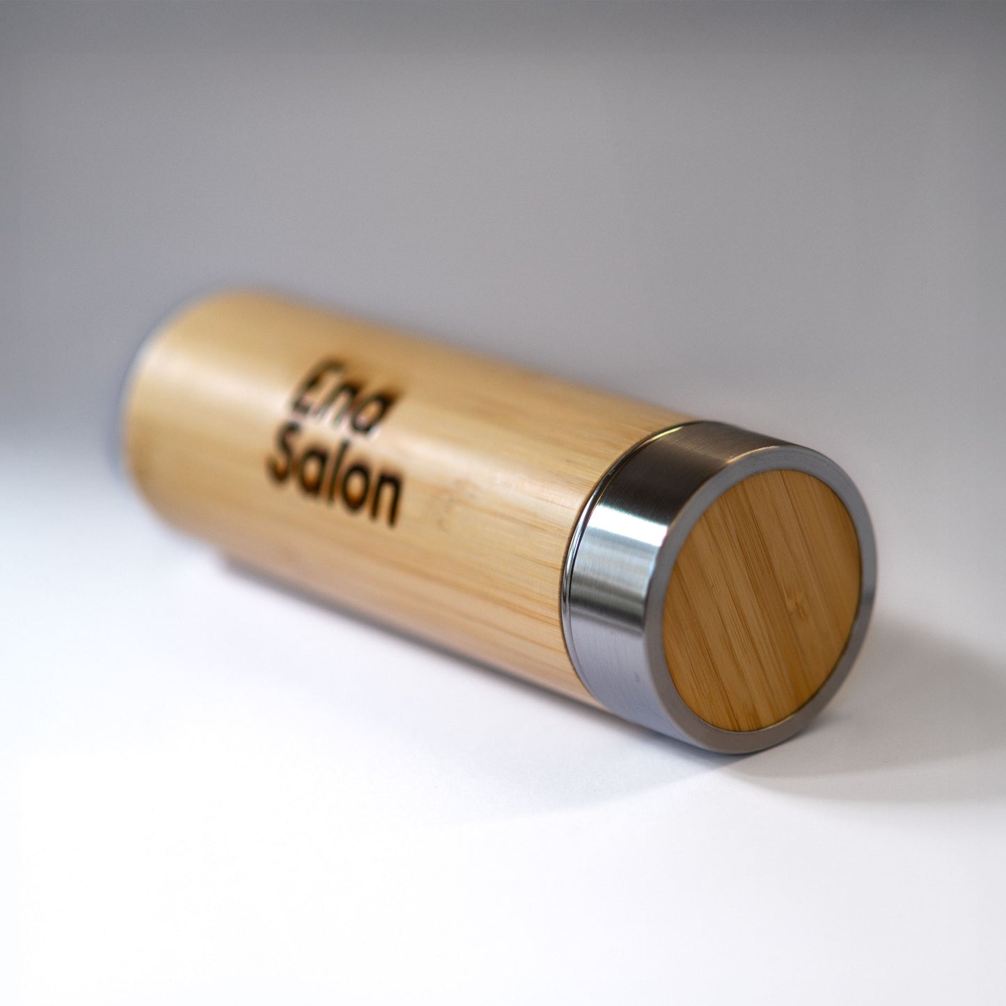 Ena Salon Bamboo & Stainless Steel Thermal Bottle