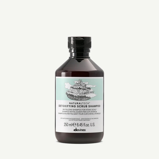 Davines NATURALTECH DETOXIFYING Scrub Shampoo Revitalizing Scalp Shampoo
