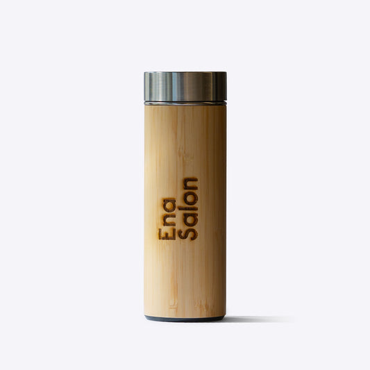 Ena Salon Bamboo & Stainless Steel Thermal Bottle
